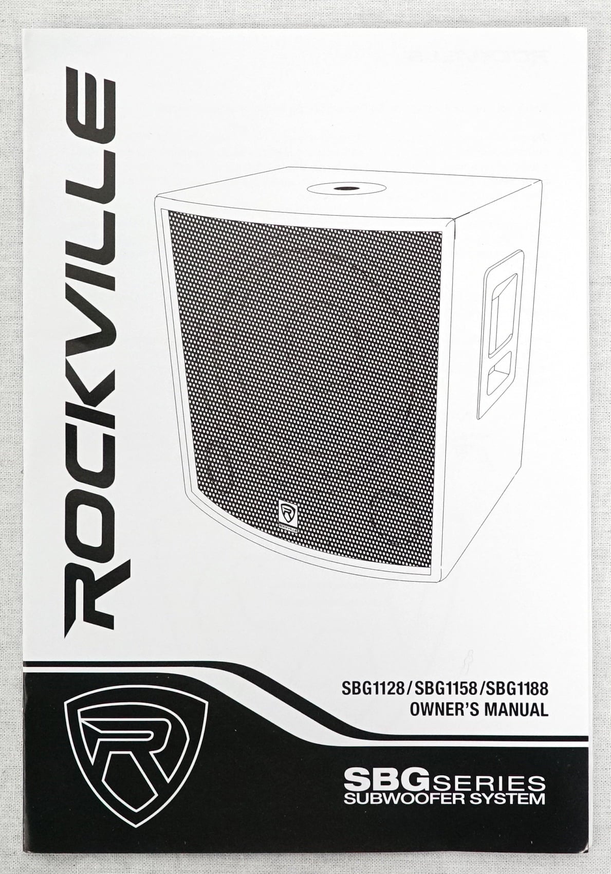 Pro Cabinet/Pole 12" Rockville DJ Subwoofer, SBG1128 Mount MDF 600 Watt Passive