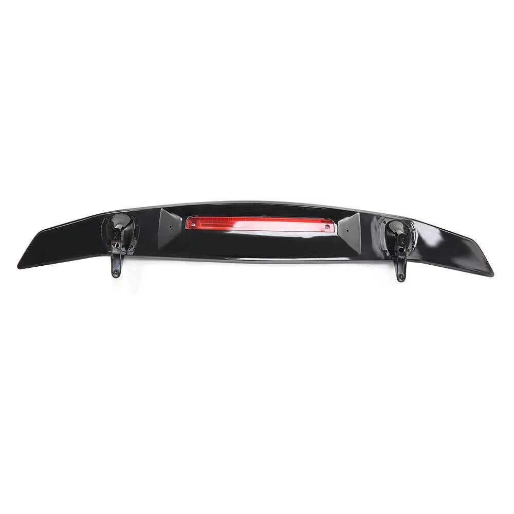 Brake Black Sedan Trunk Civic 2016-2021 Spoiler For Wing Lip Light Honda Glossy