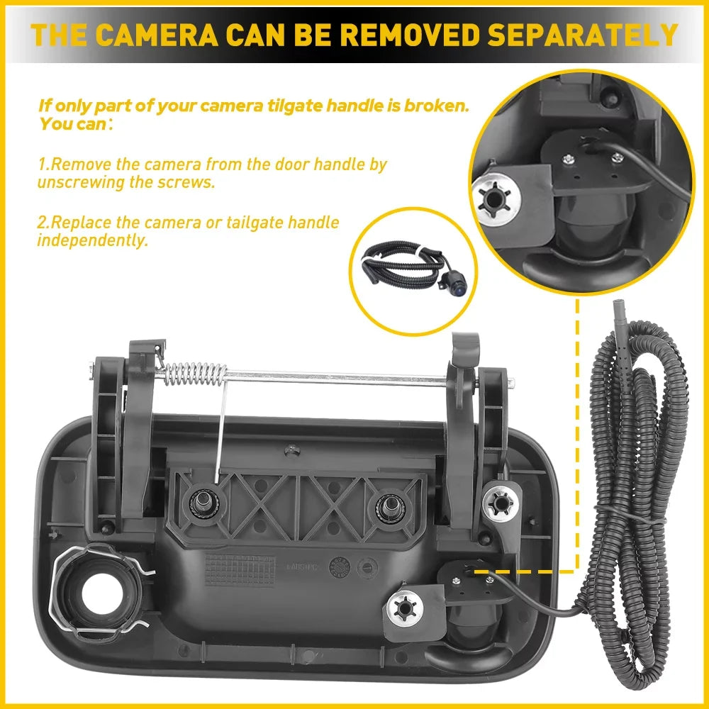2004-2014 2008-2014 F450 Camera Fits F350 Ford Tailgate Handle F550 F150 F250 Backup with Camera View For Rear