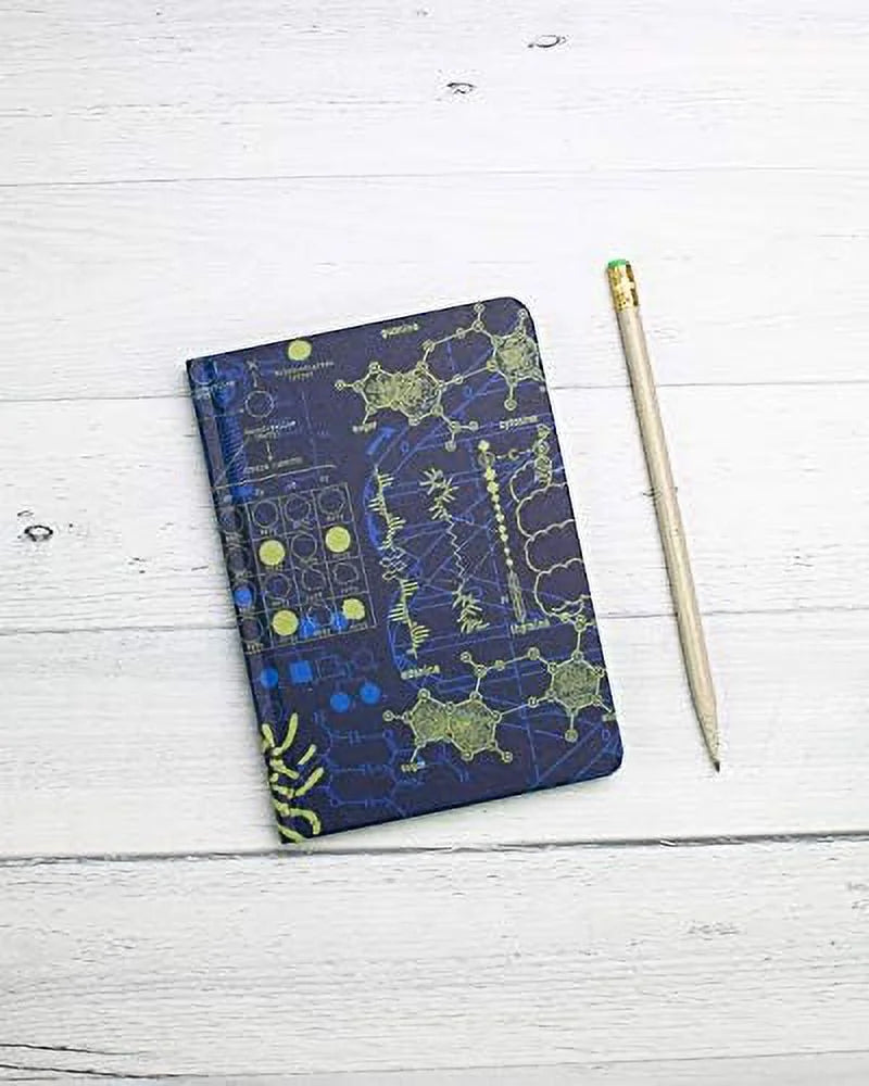 100% (Mini Notebook. Dot Hardcover, Grid Pages, DNA & Recycled) Genetics