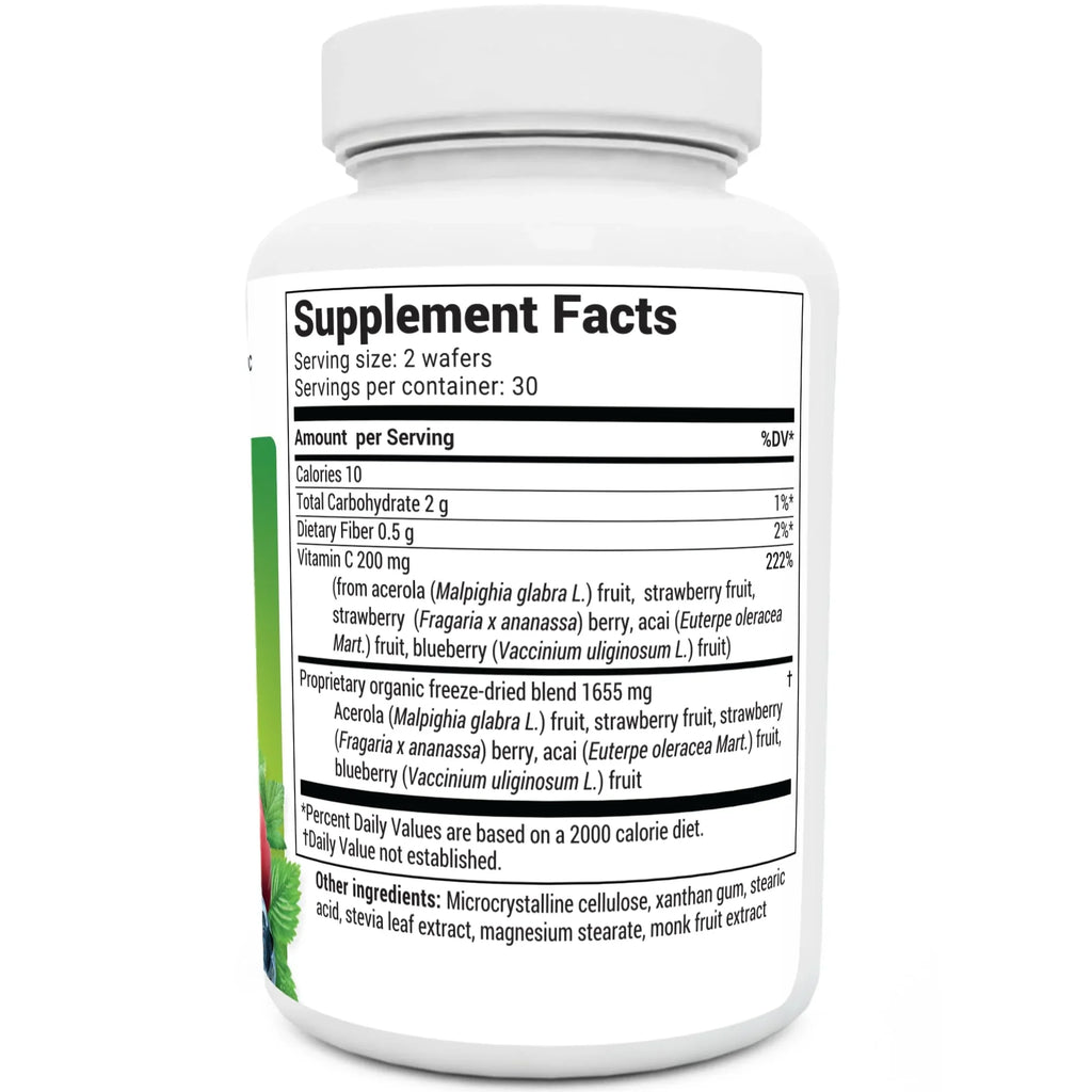 Complex Vitamin Vitamin - Real 60 Wafers Chewable Chewable C Berries, Berg from Dr. Tablets C