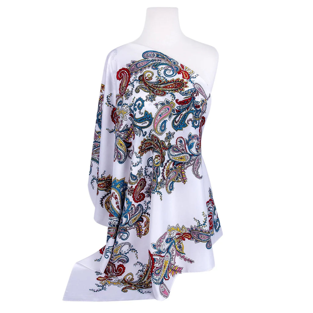 39x39” Tops Magic and Fashion Wrap Women Scarf GOODS STP Silk cm) (100x100 Wedding Shawl Land for Shawl Travel Evening for Shawl