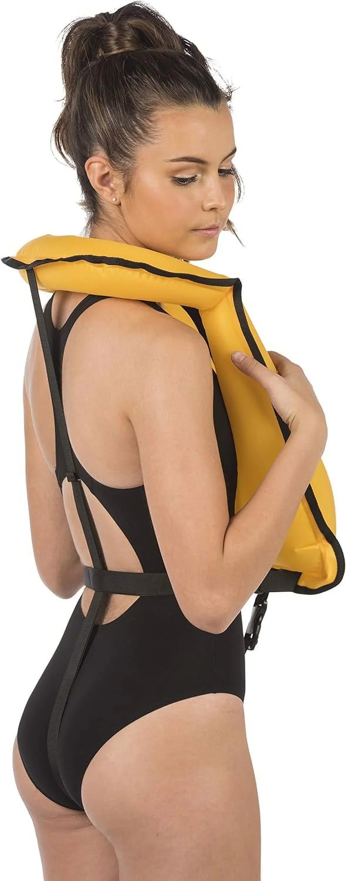 Orange, Snorkel Vest, XL