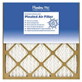 Pleated 10.5 - Basic Wirebacked in. 81555.011616 Air Flanders Filter Media Of 12 Pack Kraft 16 With x Frame