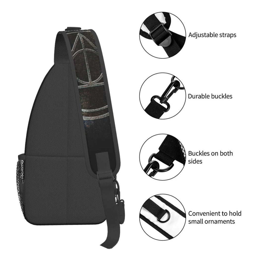 Bags Crossbody Travel Women For Chest Deathly Hallows Bag Potter Sling Harry Backpack Teen Men Diagonally Daypack Adults