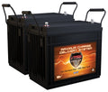 Motors 12V Pound 80lb Cycle AGM 80 MR147-155 for 24 Deep VMAX Trolling 155AH Thrust Volt 24V QTY2 Batteries