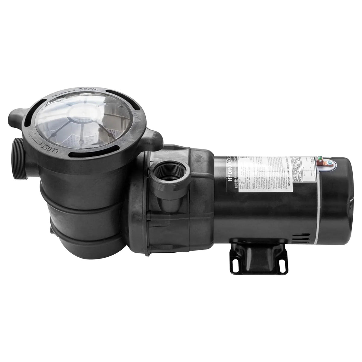 Pump Pool HydroTools Vertical Flo Hydro Discharge HP Swimming 0.75 Swimline