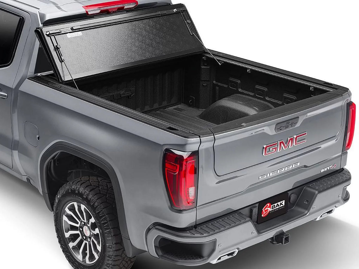 2020 (78.9") 2015 | Ford Truck Cover RealTruck BAK Hard | with F-150 Folding 7" - BAKFlip F1 by 772327 Compatible 6' Bed Bed Tonneau