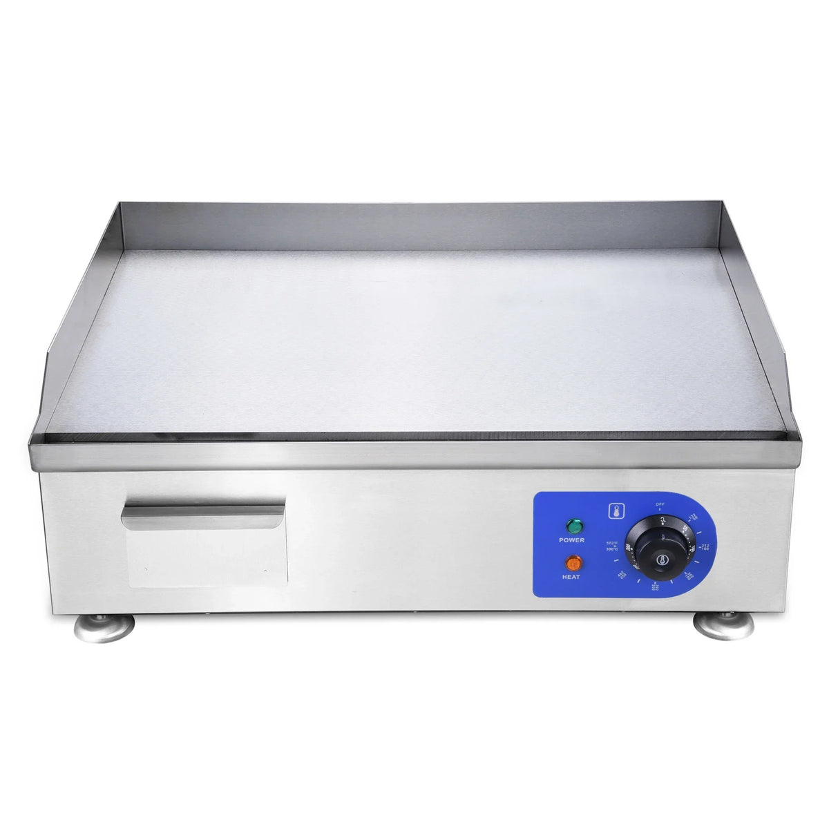 '- Steel High-Powered Electric Countertop with Cook - Griddle Precision Stainless