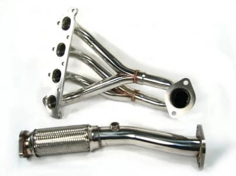 Header DOHC OBX-RS Hyundai Tiburon 1997-2001 2.0L Steel For Fitment Stainless