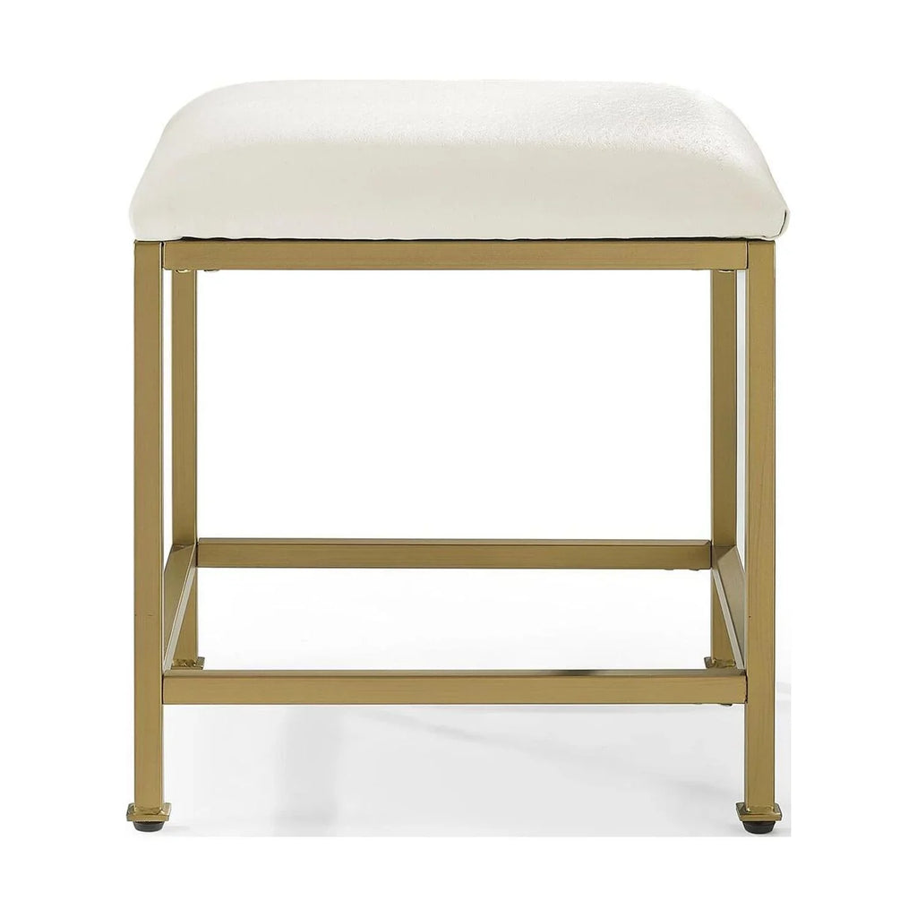 Vanity Aimee Gold Soft Stool