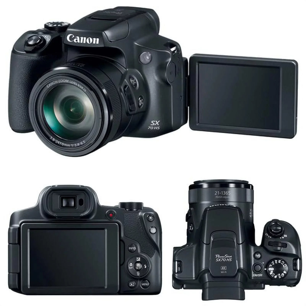 SX70 Bundle Canon Powershot 3071C001 Digital HS Camera Premium