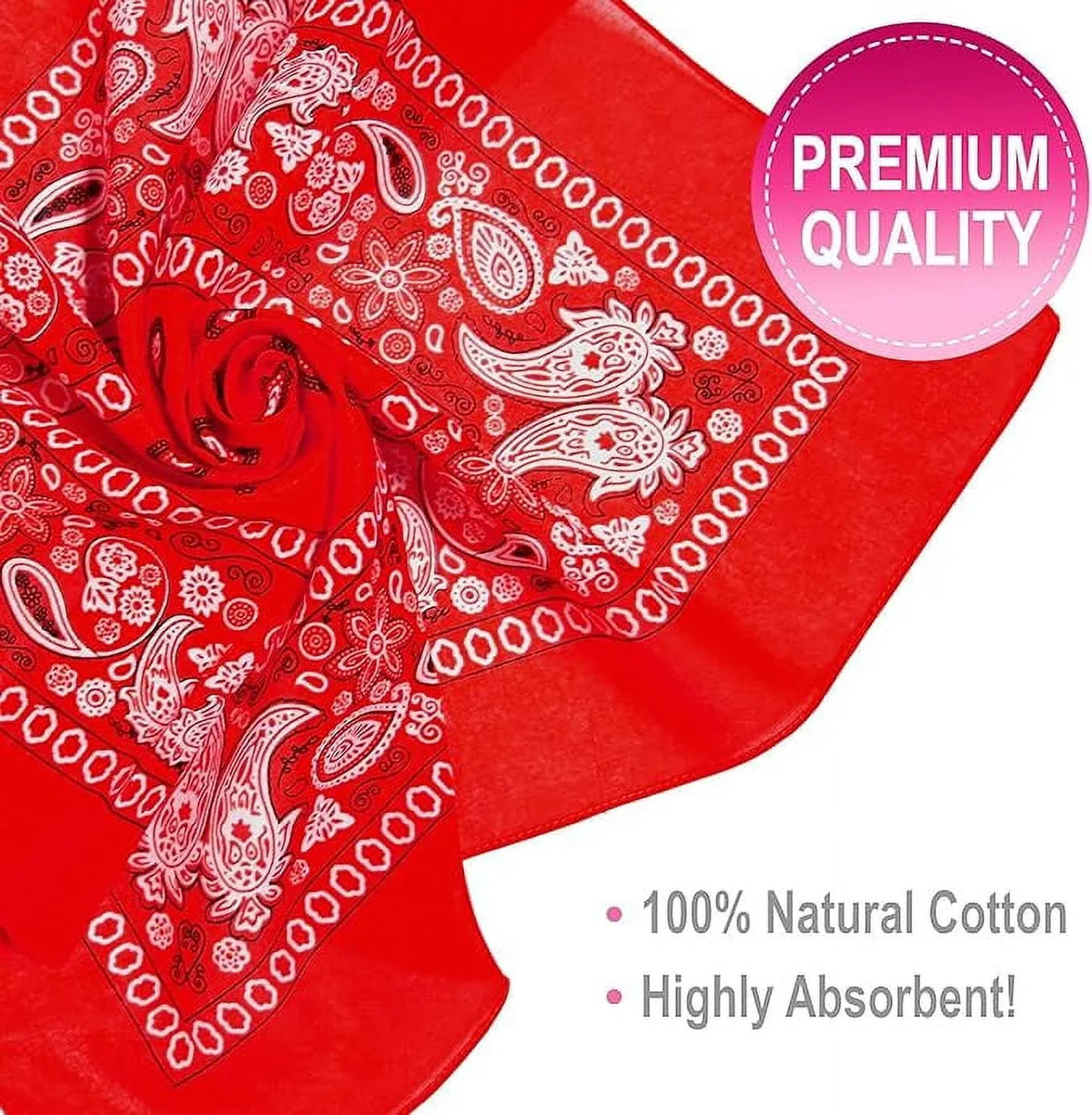 Women 100% for Bandanas Bandana Cotton Men and BASICO
