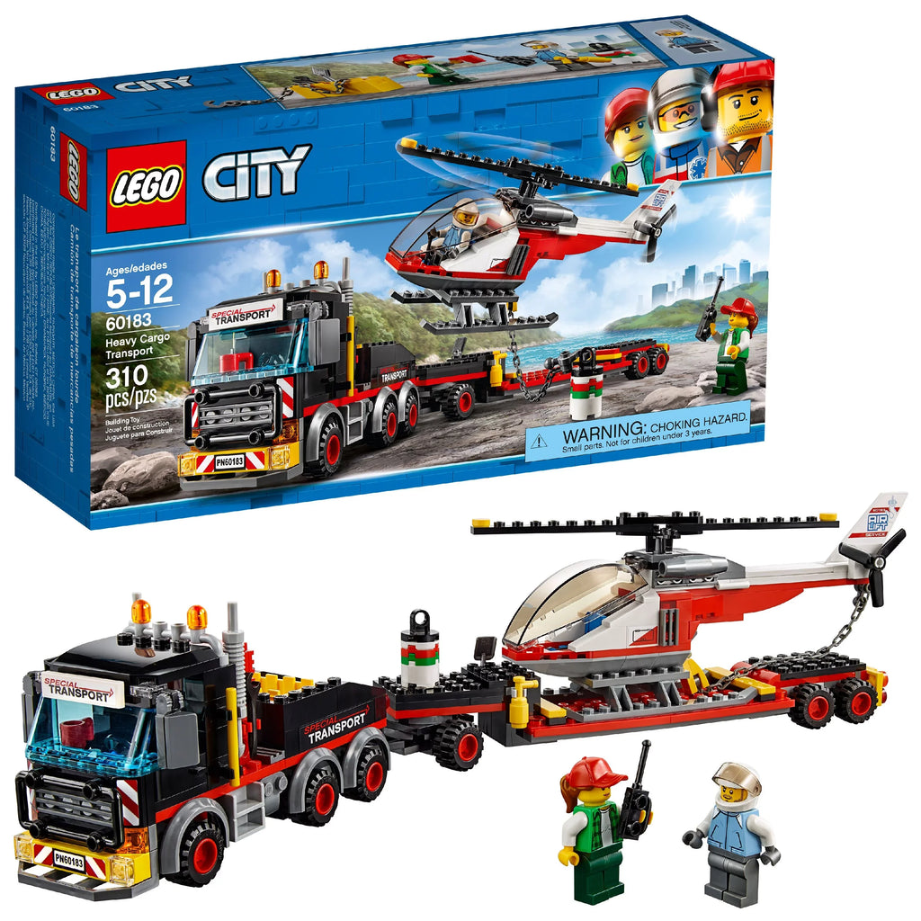City Toy Truck Kit Cargo Building Transport Lego 60183 Heavy