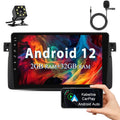Car Apple USB WIFI Bluetooth GPS Stereo inch 2+32GB Touch E46 Android 12 FM Android RDS for M3 Carplay Auto 9 HD Radio Screen BMW