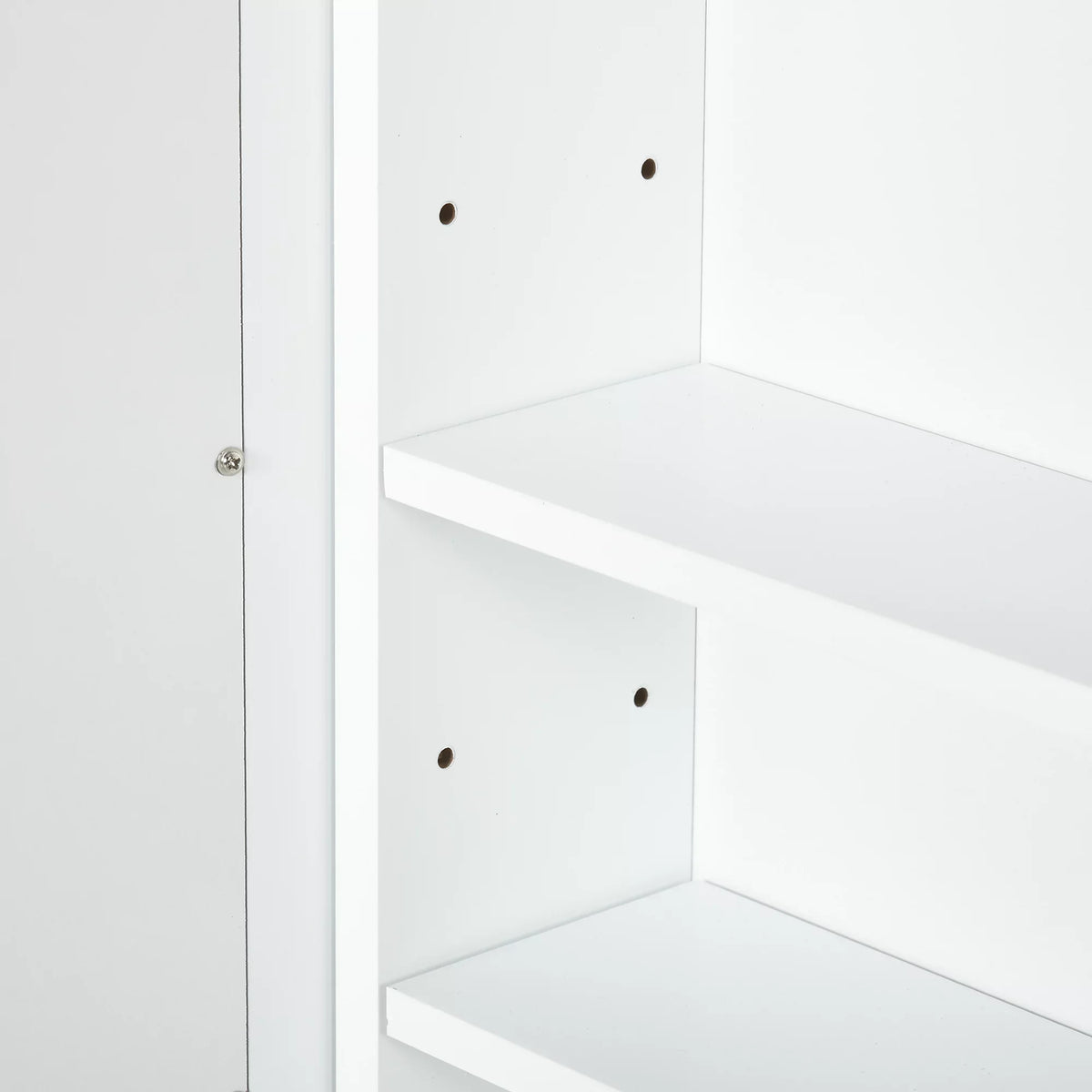 Medicine Bathroom Cabinet, Mounted Cabinet, Wall Mirror kleankin White