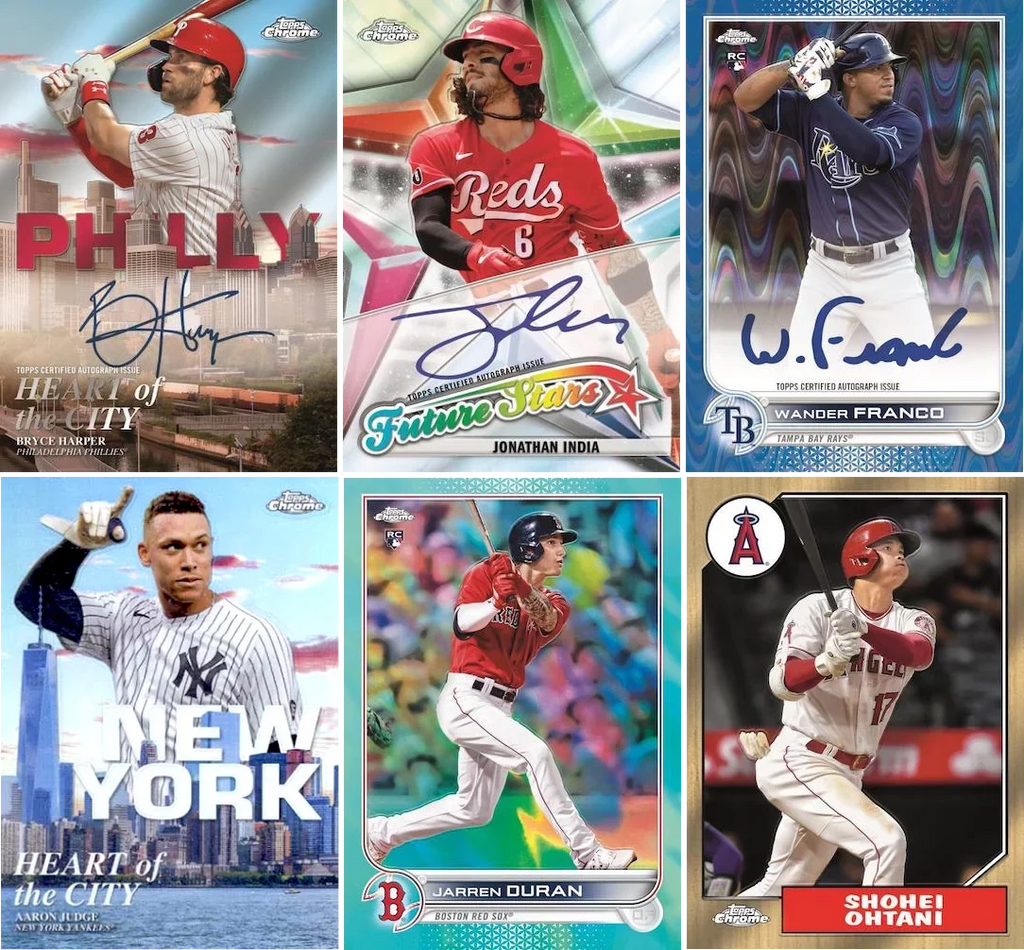 Topps Cards 2022 Chrome MLB Baseball Trading Mega Box