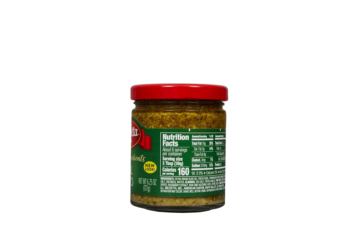 Pesto, 6) L Mezzetta Basil Sauce, of 6.25-Ounce (Pack G