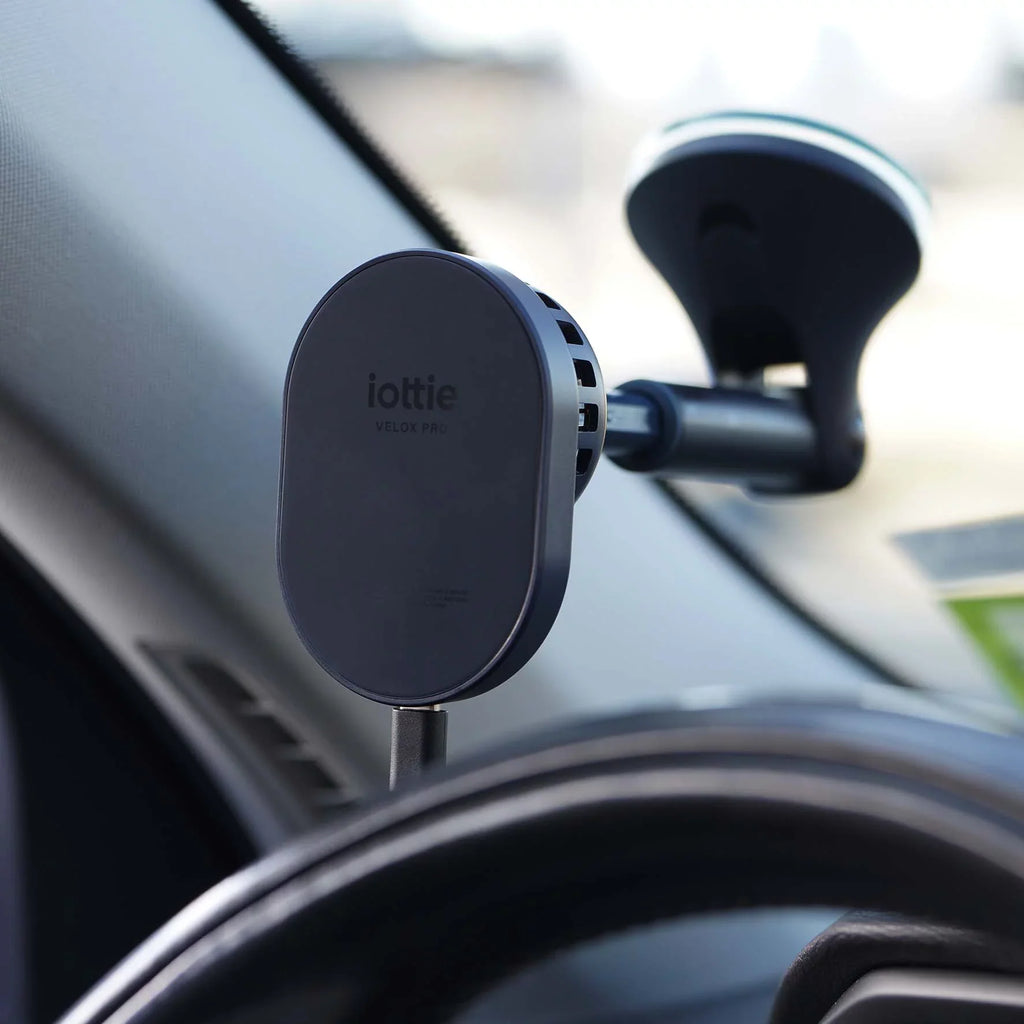 Compatible MagSafe - Windshield Dash Wireless & (Car Mount Velox Pro Holder - Charger Phone Car Included) Blue