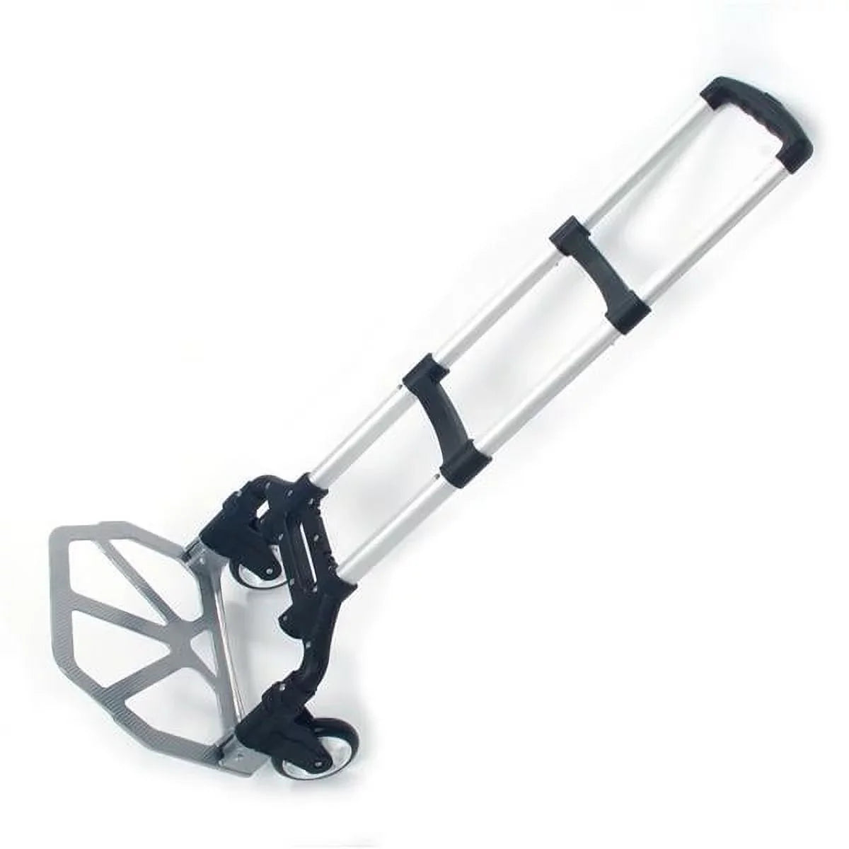 trolley black Black telescopic Aluminum Truck luggage Portable trolley Dolly Trolley Portable Folding Push Collapsible foldable Cart cart
