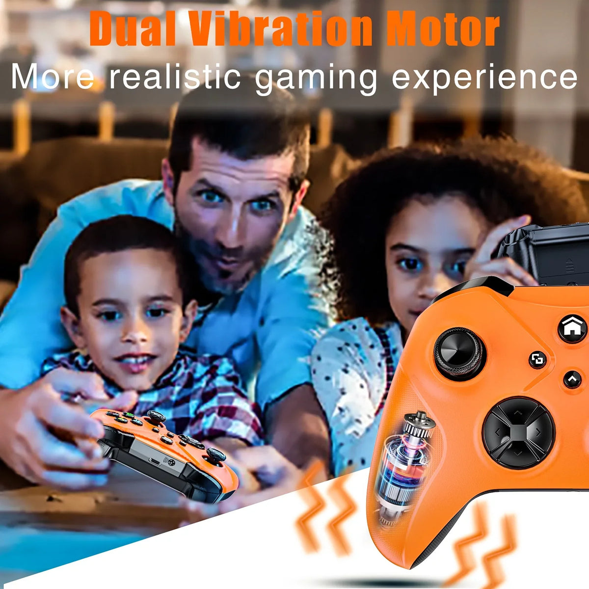 Xbox X/S, Video for Wireless Jack/Macro One Turbo/3.5mm Support Update (Watch Compatible Xbox S/X Gamepad Series Bonacell Controller Controller One, One/Xbox to Headphone with Xbox XBOX)Game Functions