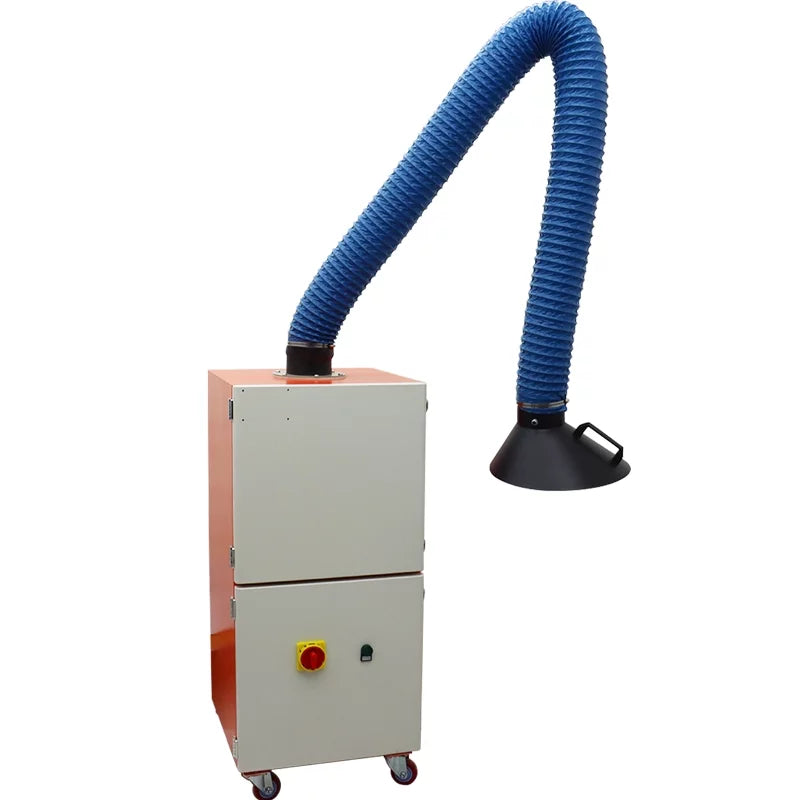 Single Welding Purifier Fume Smoke Welding Extractor Arm Mobile 220V EQCOTWEA