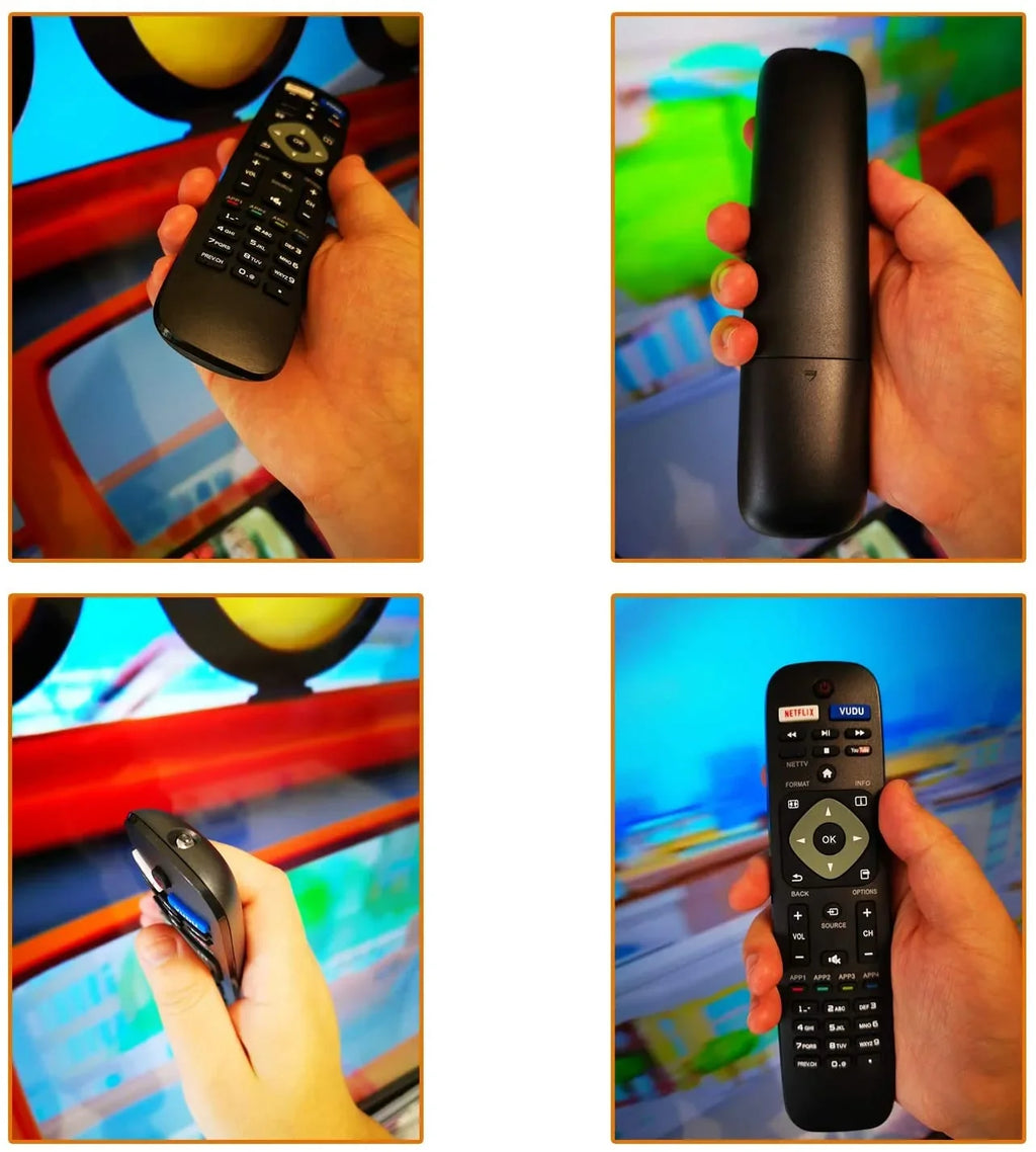 Control Remote Universal Replace UHD TV for 4K Philips Philips Smart LCD Remote Replacement LED Remote for New TVs TV