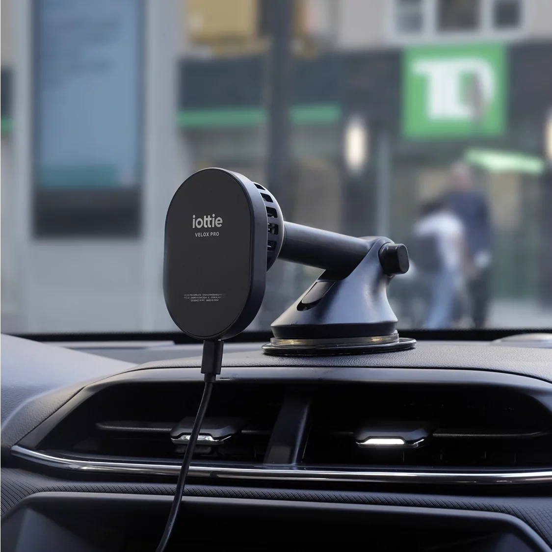 Compatible MagSafe - Windshield Dash Wireless & (Car Mount Velox Pro Holder - Charger Phone Car Included) Blue