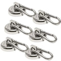 Carabiner Mag Kitchen Grill Pac bagnet Carabiner Purse Heavy Neodymium Swivel Magnetic Hookfor with Ant Duty Carabiner Magnet Warehouse Snap 80LBS - Office Indoor/Outdoor (6 Factory Hooks Hanging