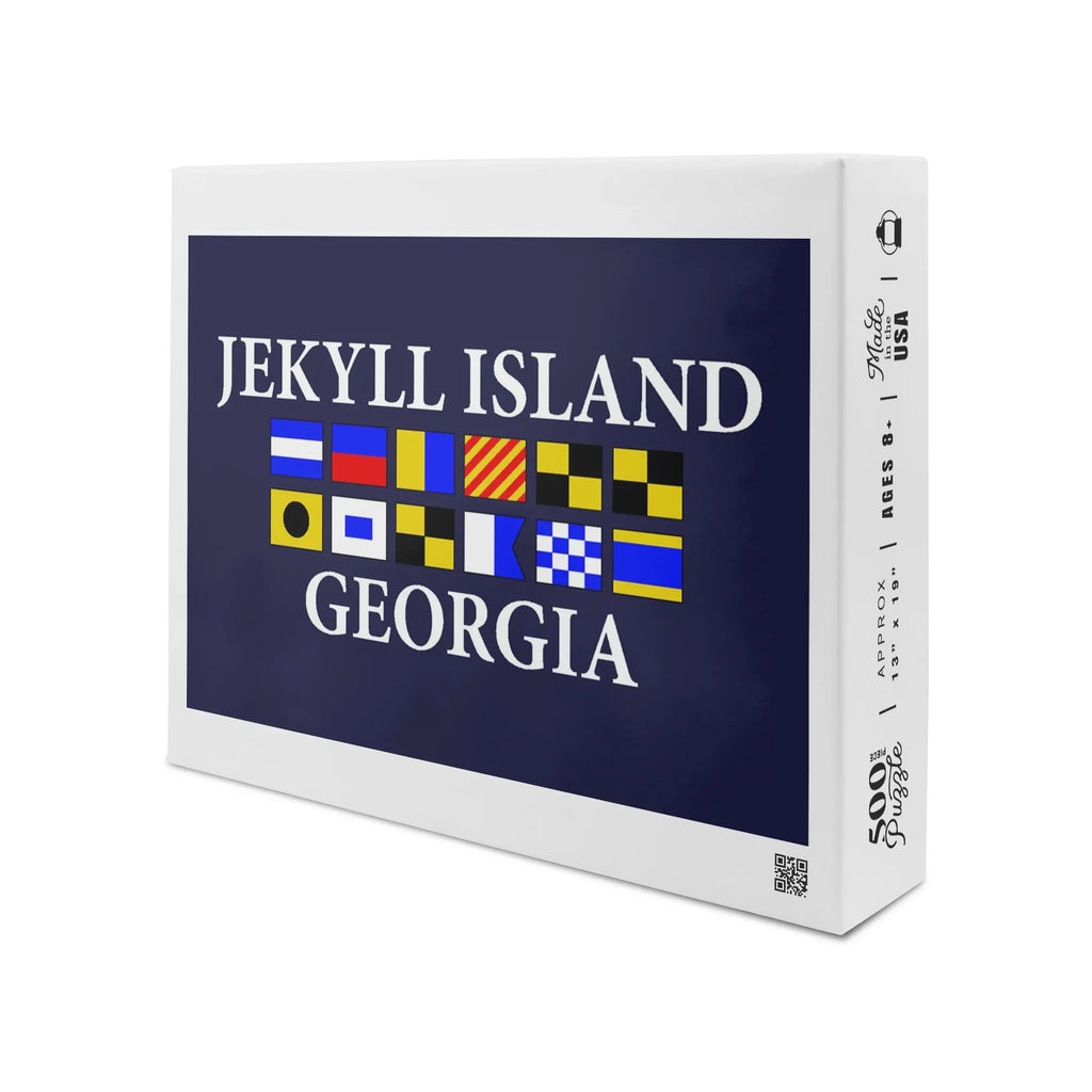 and (19x27 Made Island, Flags Georgia, Premium Puzzle for Piece Nautical Family, 500 Jigsaw Adults Jekyll inches, in USA)