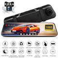 Dash Dash Cars, WDR, Parking Angle, Cam Vision, 32GB Full 1080P Card, Screen Mode Rear, IPS for Night Front Camera 10Inch HD 170°Wide 24H Free