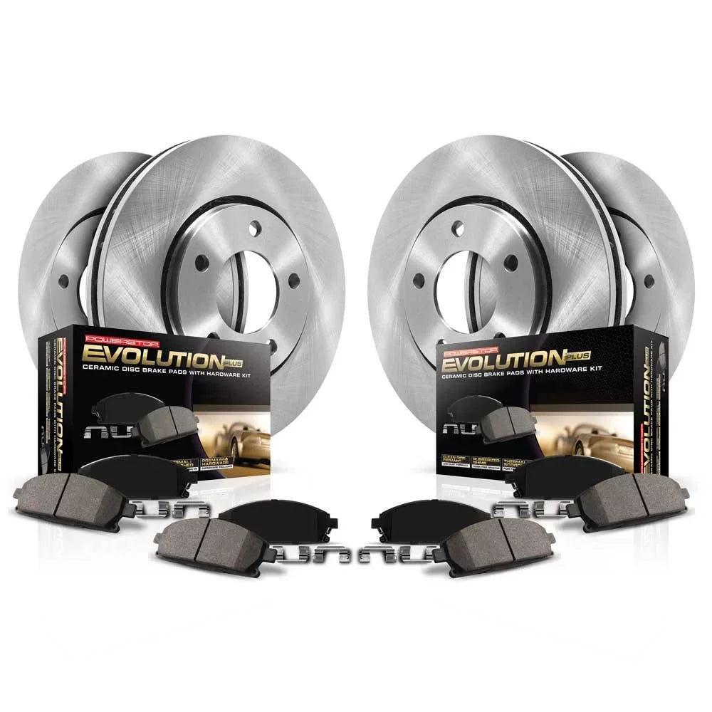 Replacement and Stock Front Rotor Kit Stop Rear Sentra Power and KOE8359 Brake Nissan 2019 Pad Fits