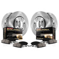 Replacement and Stock Front Rotor Kit Stop Rear Sentra Power and KOE8359 Brake Nissan 2019 Pad Fits