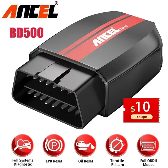 Learning Seat Systems VW Automotive Reader Code Car EPB for Vehicles Oil Skoda Scan Tool Ancel Wireless Bluetooth Reset Throttle Check All OBD2 BD500 VAG Scanner Scanner Diagnostic Fits Reset Audi