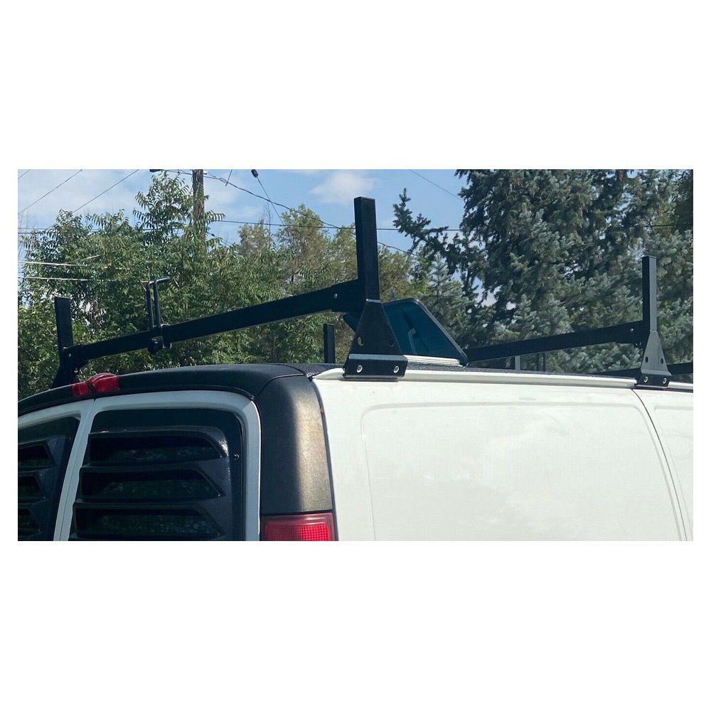 Roof Ladder For Racks bar Black Express Fullsize Rack Steel Teledu 3 Chevy Chevy Van