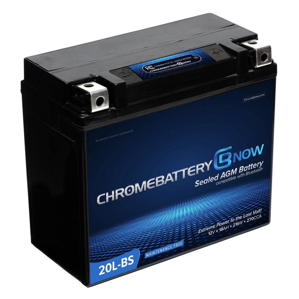 (2018 - Battery Battery (20l-bs 270 Ah, Volt,18 Ytx20l-bs (sea-doo) 900 Smartphone Connectivity 2020) 12 Brp Wireless for AGM Personal Watercraft Now 90 Intelligent Chrome Years - Gti Cca)