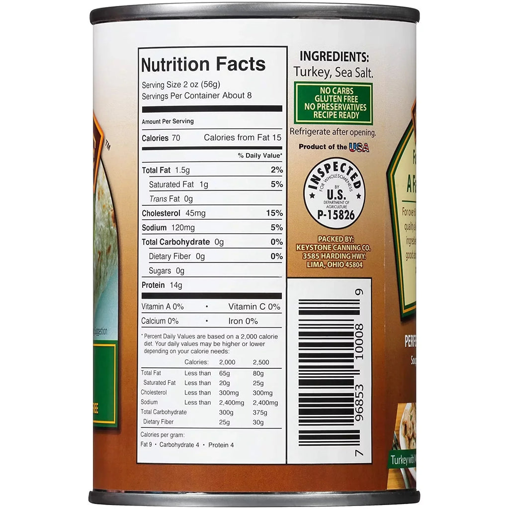 For Keystone Can Pack) oz Eat Survival (12 and Turkey Natural to Backpacking Emergency Food 14.5 All Ready Hiking Camping
