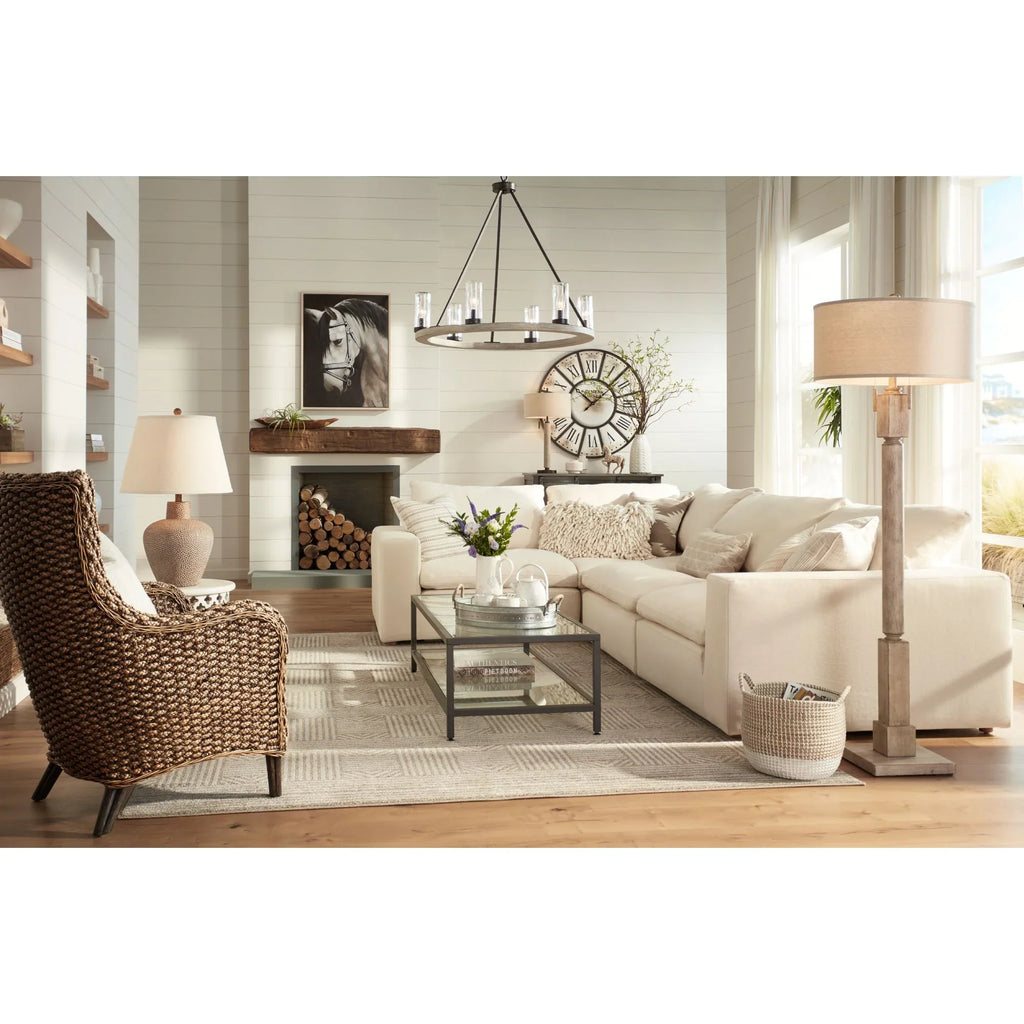 29" Lamp Tall Table White Rustic for Textured Room Living House Bentley Hammered Empire Farmhouse Bedroom Home Shade Leaf 360 Off Pot Brown Lighting