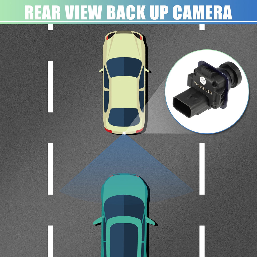Ford Assist Bar Camera F-150 EL3T-19G490-AA for Rear Park Reverse View Pry Unique Bargains