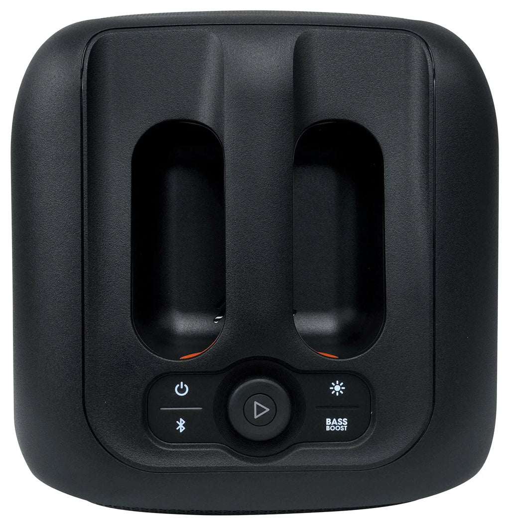 Encore Essential Microphone w Partybox Party LED Compact + Portable Speaker JBL