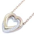 Necklace New) Heart Pre-Owned B7061200 Gold (Like K18 Trinity Three-Color Diamond CARTIER 291637