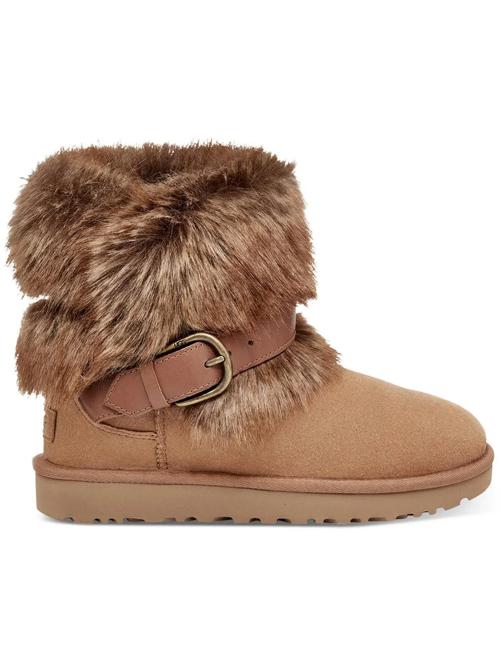 Womens Snow Cold Mini Classic Ankle Weather Boots Ugg Buckle