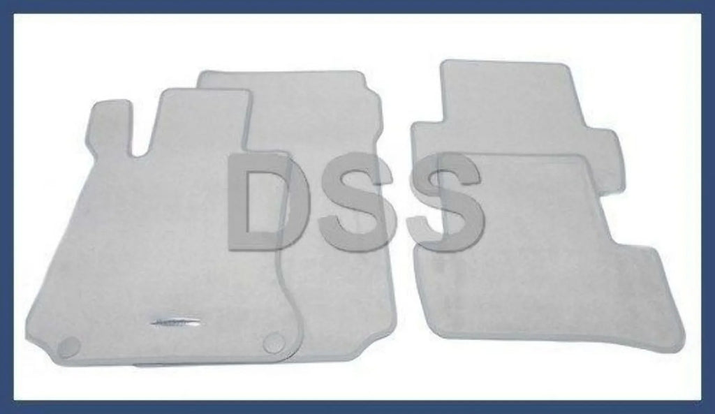Beige OEM C300 Set Mat Carpeted New C250 Set Mercedes Cloth C350 Floor Genuine