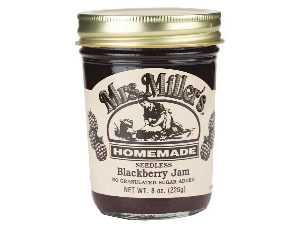 Blackberry No 571504 Sugar 12/8oz, (Price/Case)Mrs. Jam Seedless Miller's