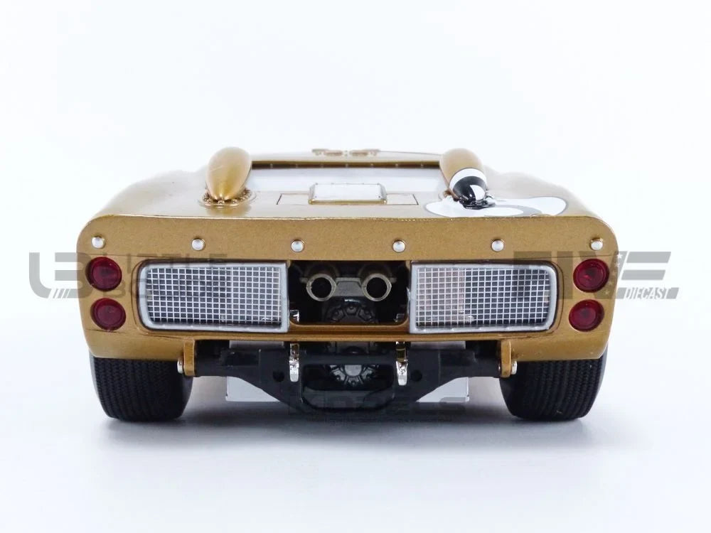 by Model GT-40 Collectibles Car Mans Ford Le #5 1966 MK Diecast II Shelby 1/18 Gold