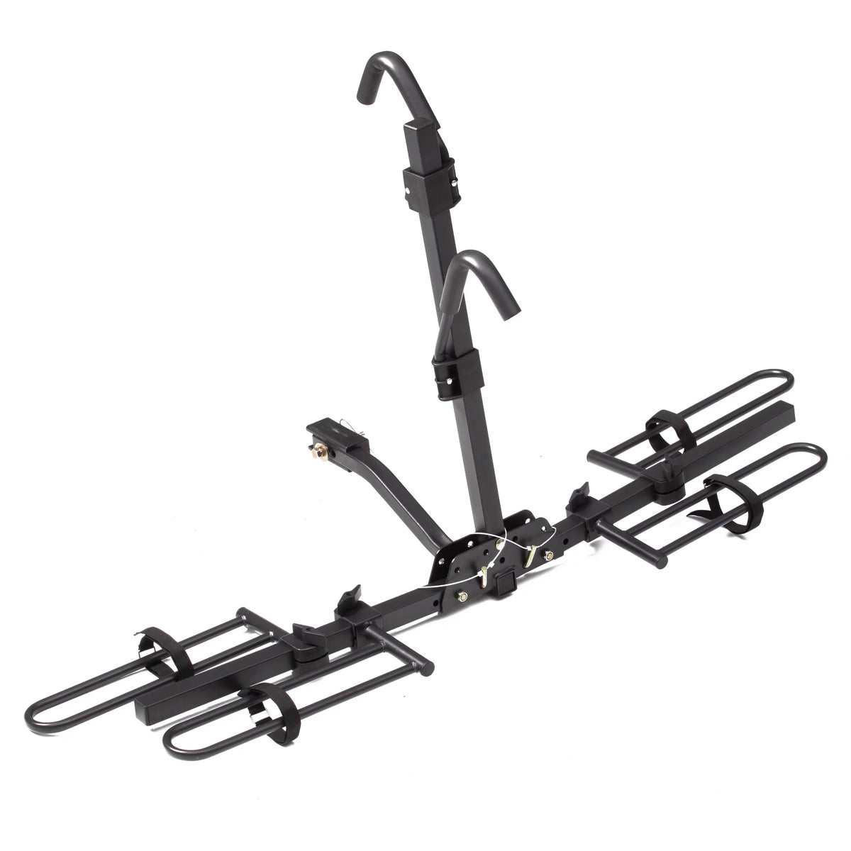 80 Car 10104071 Foldable Hyper lbs. Rack Capacity 2-Bike Tough Hitch-Mount Platform