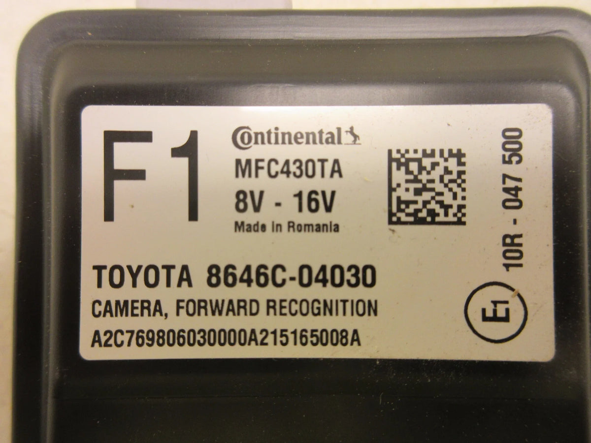 18-23 Mounted Tacoma Toyota Pre-Owned Front (Good) OEM Camera Departure Windshield Lane Warning