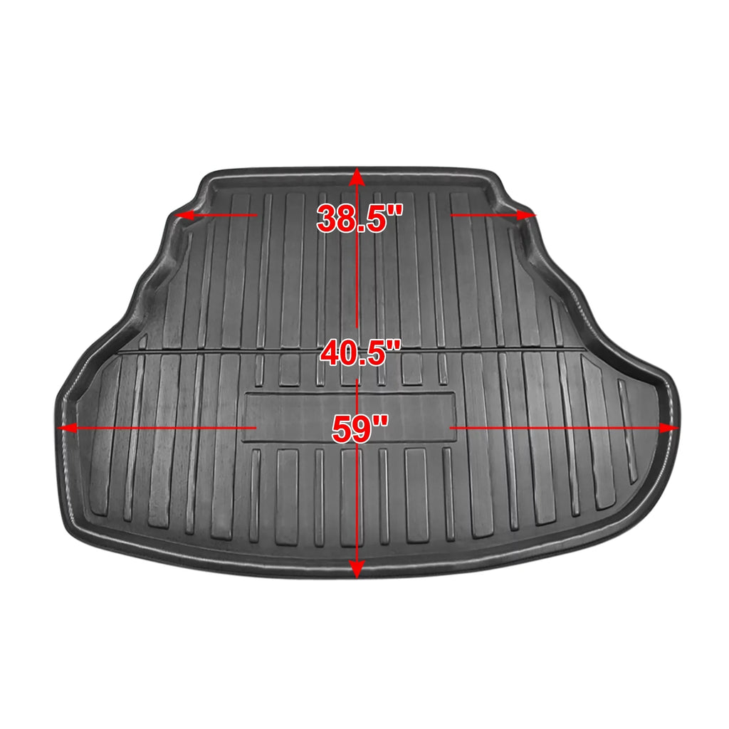 Trunk Car for Floor Tray Cargo Black Toyota 12-17 Mat Camry Rear Boot Liner