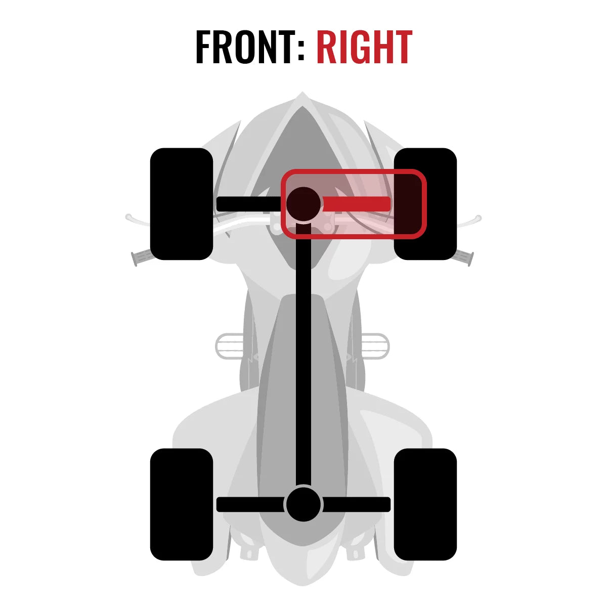compatible 2015 with - Right Can-Am Axle Commander XT DPS Sixity XT STD 800 4X4 Front
