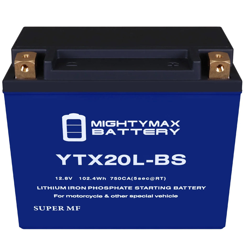 Ski 1500 compatible Replacement YTX20L-BS Lithium with Jet SXR 17-20 Battery Kawasaki